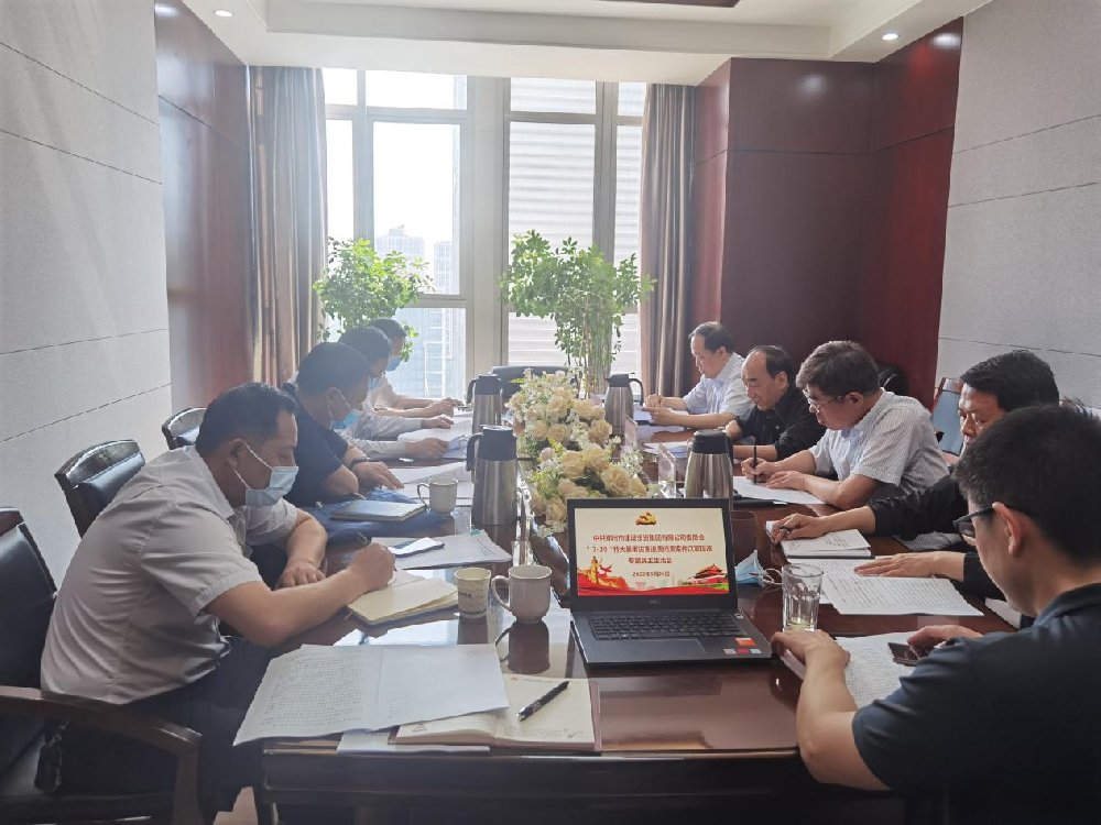 集團(tuán)公司黨委領(lǐng)導(dǎo)班子召開“7·20”特大暴雨災(zāi)害追責(zé)問(wèn)責(zé)案件以案促改專題民主生活會(huì)