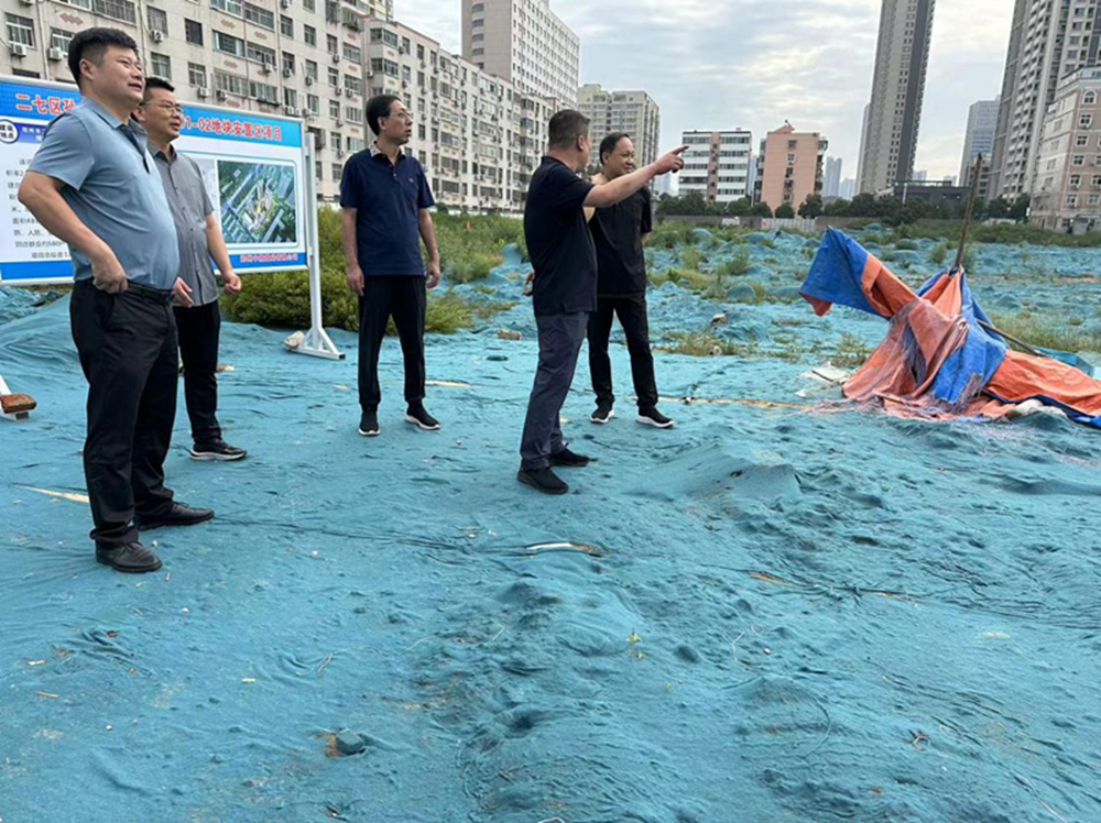 集團公司黨委委員、副總經(jīng)理張巖到侯寨新鎮(zhèn)區(qū)安置區(qū)調(diào)研項目建設(shè)工作